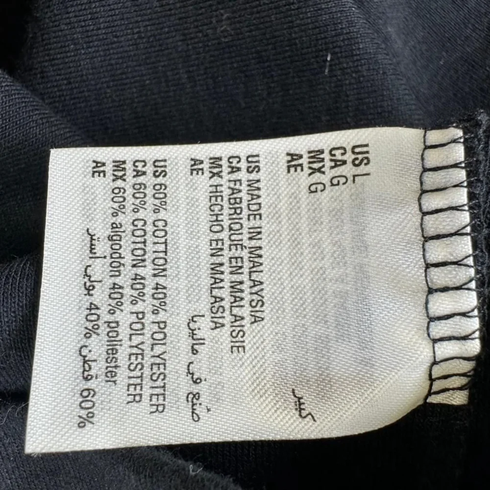 Women's Karen Scott Black Long Sleeve T-Shirt Size L - Picture 4 of 5